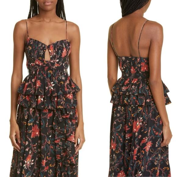 Ulla Johnson Zuma Silk Top 14 - Picture 1 of 8